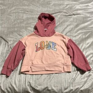 Old Navy 2-Tone Pink Long Sleeve Hoodie